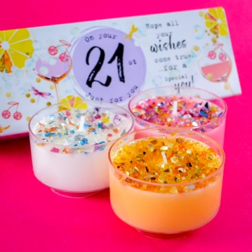 Age 21 Luxury Scented Tealight Candles Gift Set 