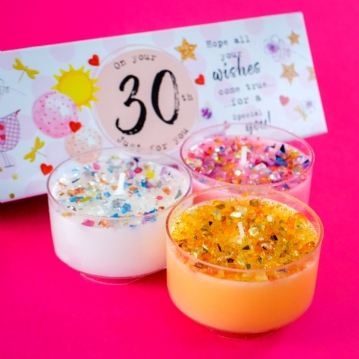 Age 30 Luxury Scented Tealight Candles Gift Set 