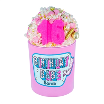 16th Birthday Babe Candle & Bath Blaster Gift Set