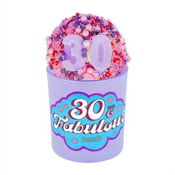 30 & Fabulous Candle and Bath Blaster Gift Set