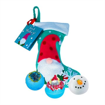 Christmas Gonk Bath Bomb Stocking