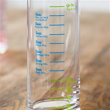 Let The Mixing Be Gin - Measuring Glass