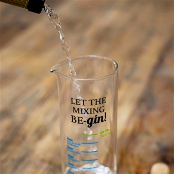 Let The Mixing Be Gin - Measuring Glass