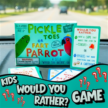 Pickle Toes or Fart Parrot - Travel Game