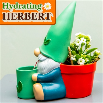 Hydrating Herbert - Plant Waterer and Plant Pot
