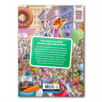 Where Are Judy and Nick?: A Disney Zootropolis Search and Find Activity Book