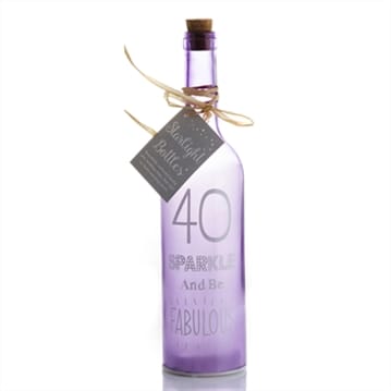 40th Birthday Starlight Bottle
