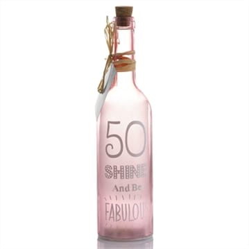 50th Birthday Starlight Bottle
