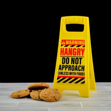 Desk Warning Sign - Hangry