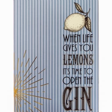 Prohibition Style 50th Birthday Gin Glass