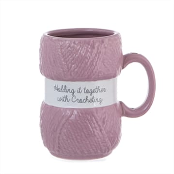 Holding It Together Crochet Mug