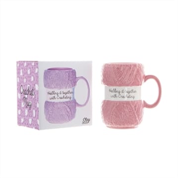 Holding It Together Crochet Mug