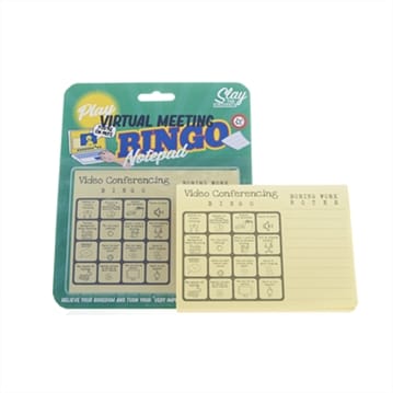 Virtual Meeting Bingo Memo Pad