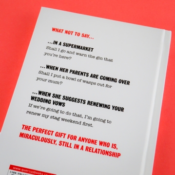 What NOT to Say to Your Wife Book