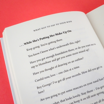 What NOT to Say to Your Wife Book