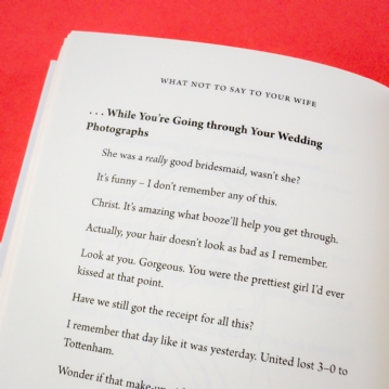 What NOT to Say to Your Wife Book