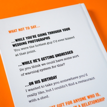 What Not To Say To Your Husband Book