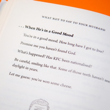 What Not To Say To Your Husband Book