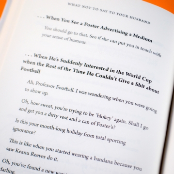 What Not To Say To Your Husband Book