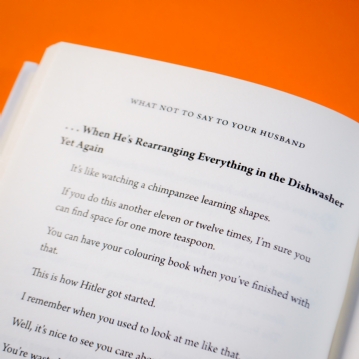 What Not To Say To Your Husband Book