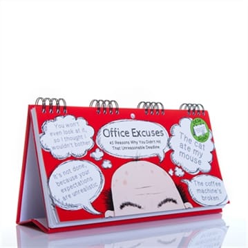 Office Excuses Flip Book