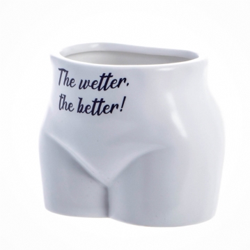 The Wetter The Better Female Body Plant Pot
