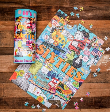 Sixties The Golden Years Jigsaw Puzzle