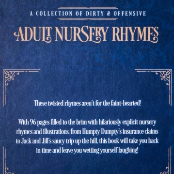 Illustrated Adult Nursery Rhymes Hardback Book