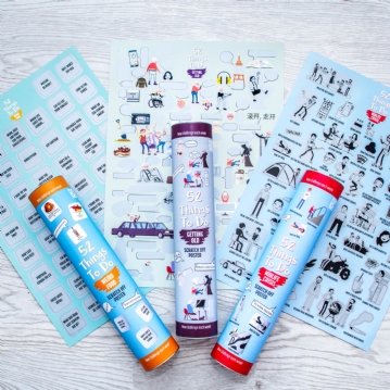 52 Things To Do… Scratch Off Posters