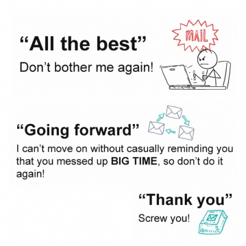 As Per My Last Email Novelty Flip Book