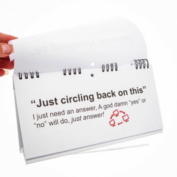 As Per My Last Email Novelty Flip Book