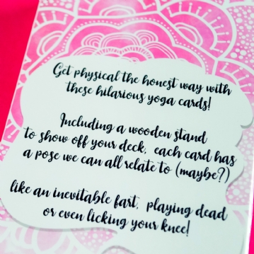 Brutally Honest Yoga Cards