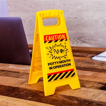 Potty Mouth Desk Sign