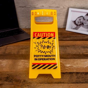 Potty Mouth Desk Sign