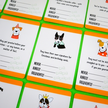 Is Your Dog Spoiled Card Game