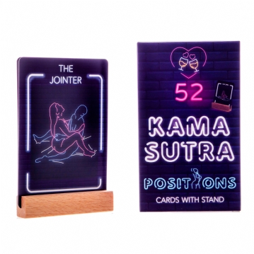 52 Kama Sutra Position Neon Cards