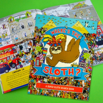 Where's The Sloth? A Super Sloth Search Book