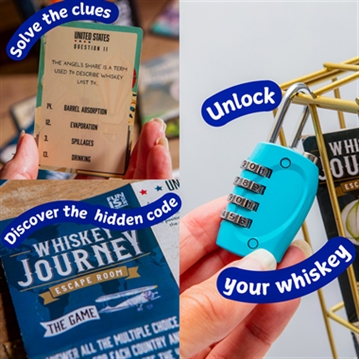 Whiskey Journey Escape Room Puzzle
