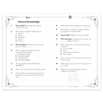 So This is Christmas Quiz Book