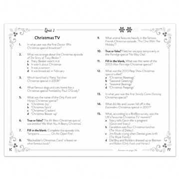 So This is Christmas Quiz Book