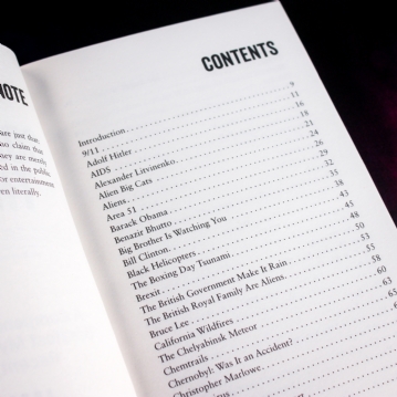 Conspiracy Theories Book