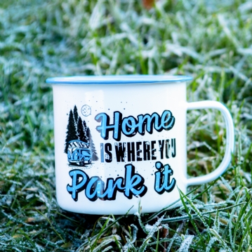 "Home is Where You Park It" Camping Mug