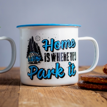 "Home is Where You Park It" Camping Mug