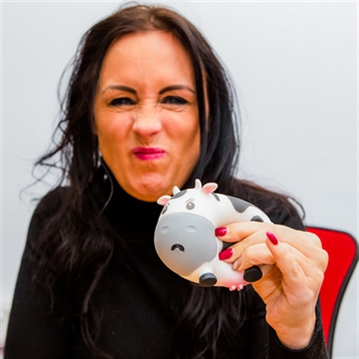 Moody Cow Stress Toy