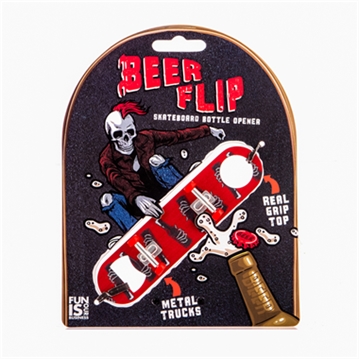 Beerflip Skateboard Bones Bottle Opener