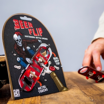 Beerflip Skateboard Bones Bottle Opener