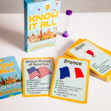 Know It All - Around The World Card Game