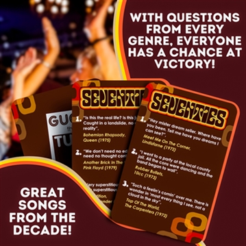 Seventies Guess That Tune Card Game