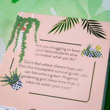 Houseplant Survival Guide Book
