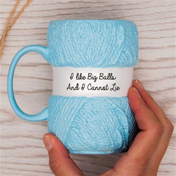 Big Balls - Knitting Mug